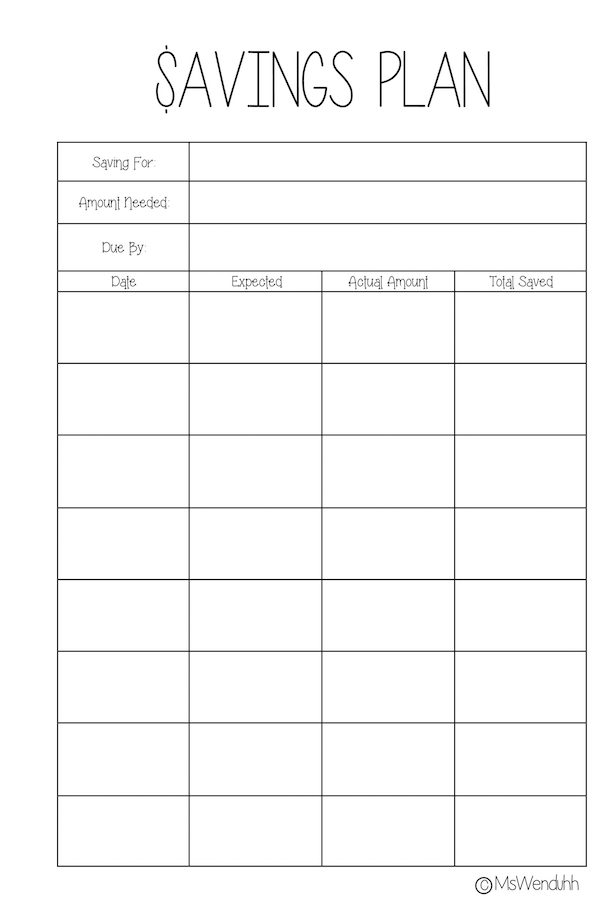 savings planner free savings planner free