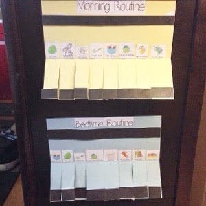 Kid's Magnet Routine Chart