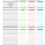 Paycheck Budgeting Printable