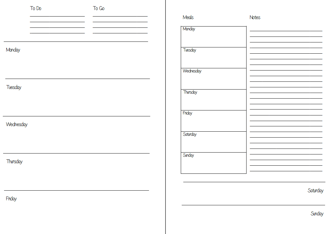 a6 Archives | Wendaful Planning