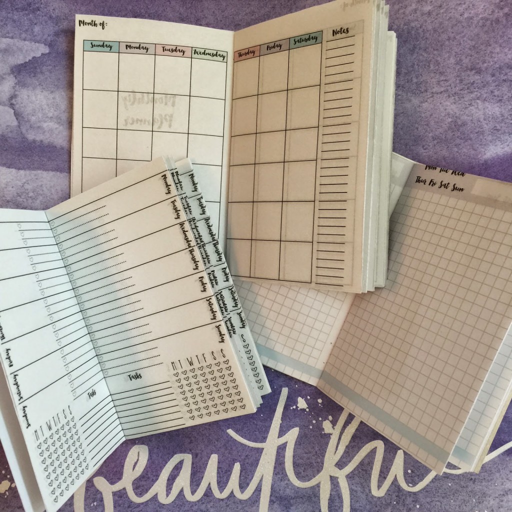 Free Traveler's Notebook Inserts Printables (Monthly, Weekly & Daily Planners) | Wendaful Planning