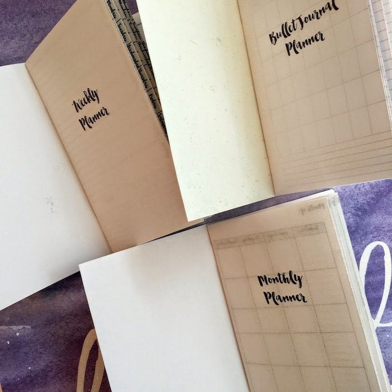 Free Traveler's Notebook Inserts Printables (Monthly, Weekly & Daily