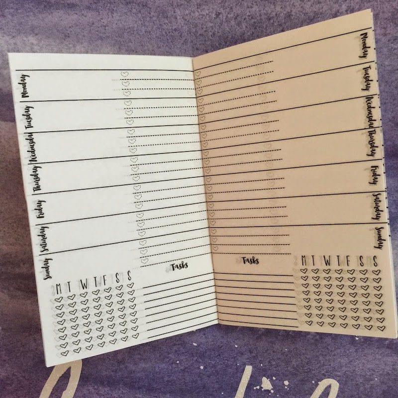 Free Traveler S Notebook Inserts Printables Monthly Weekly Daily Planners Wendaful Planning