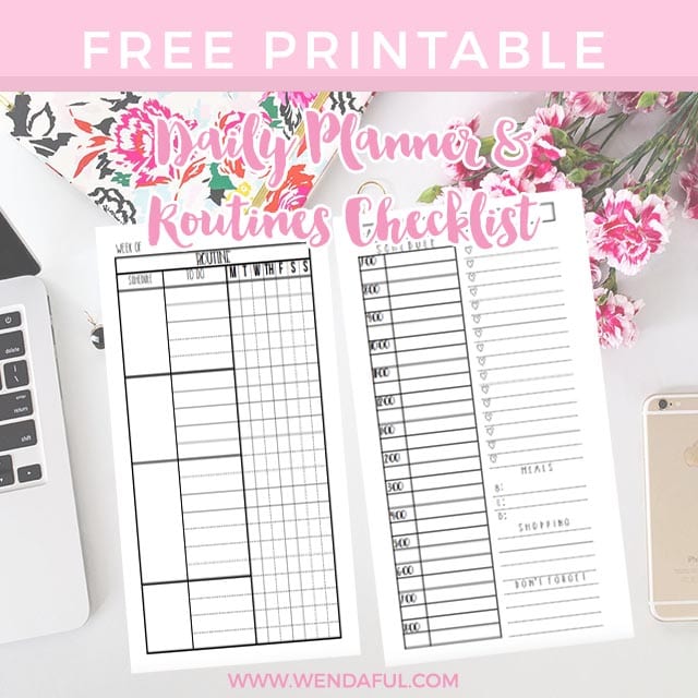 24 Hour Daily Planner Printable, Daily to Do List for Work / Personal Life,  Productivity Planner, Everyday Planner, Daily Schedule 