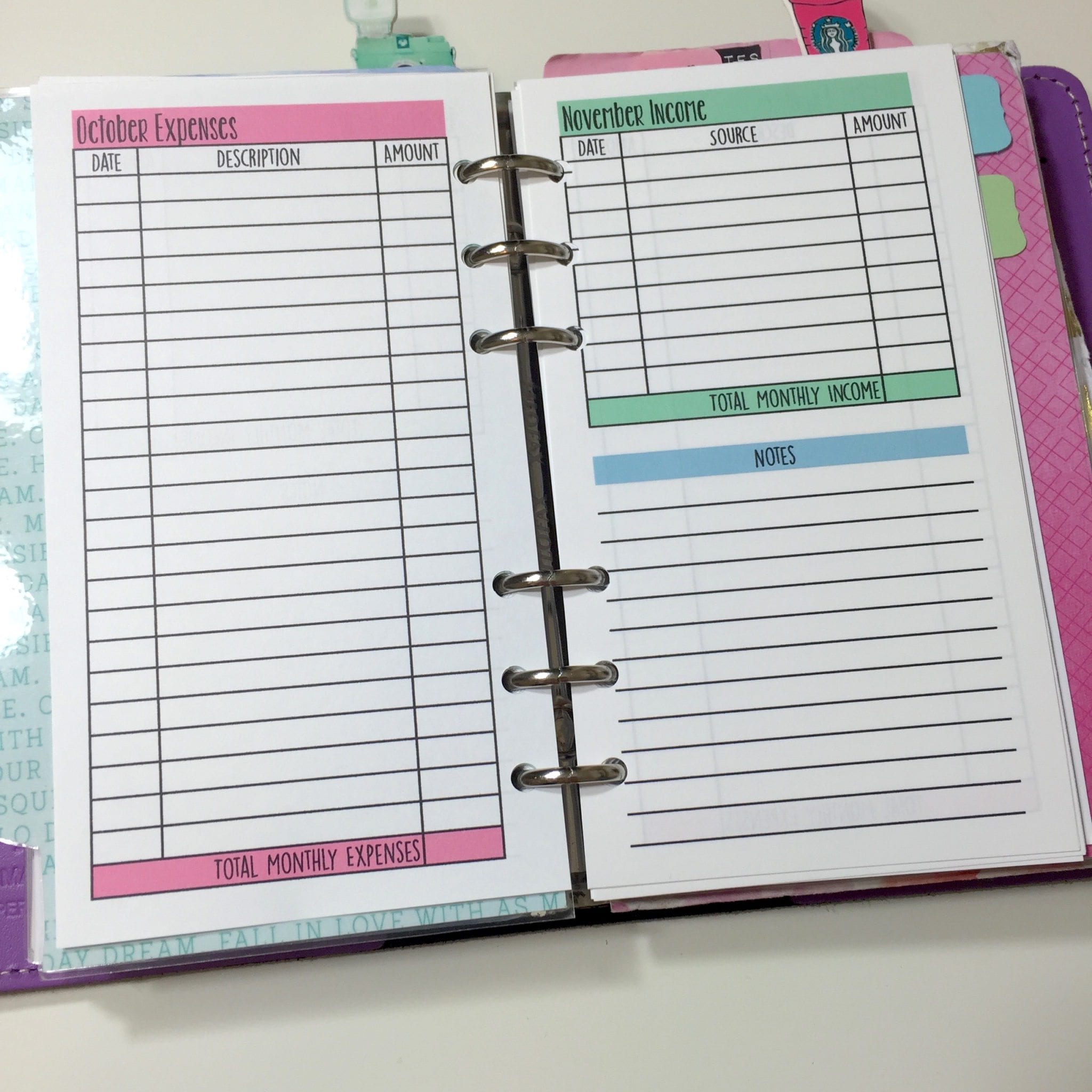 Personal Planner Inserts 2022 Filofax Personal Monthly 