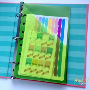 sticker mini binder