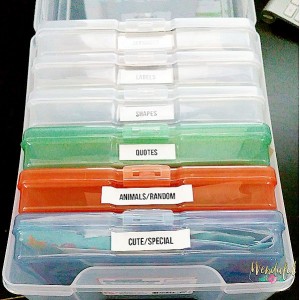 10 Ways to Organize your Planner Stickers with Free Labels