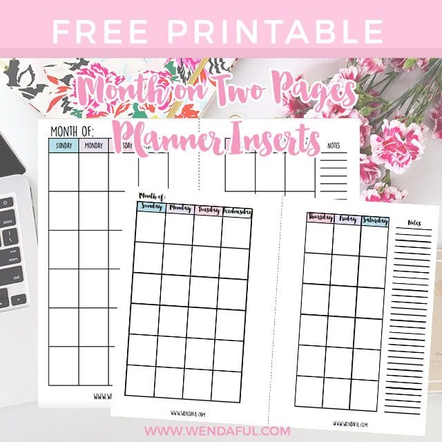 Monthly Review Personal Size Printable Monthly Goal 