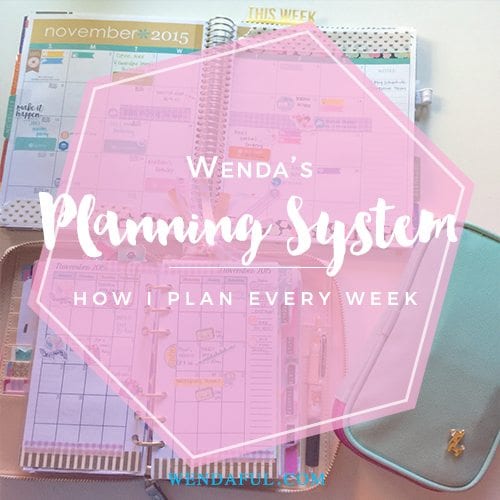 My Planning System: How I Plan in My Planners