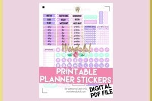 blog youtube etsy planner stickers