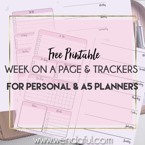 Planner Size Guide - Wendaful Planning