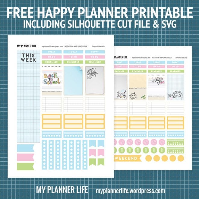 The Ultimate List For Beautiful Free Printable Planner Stickers Wendaful Planning