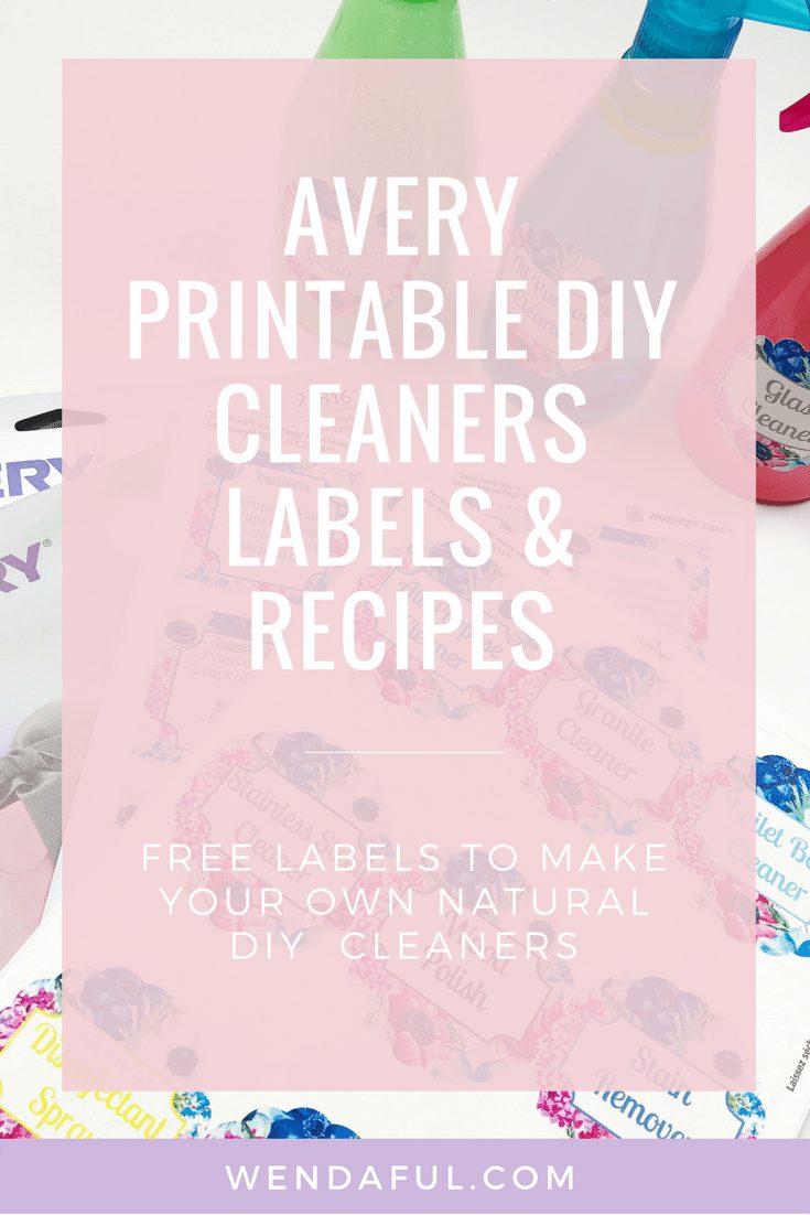 DIY printable cleaners + recipes