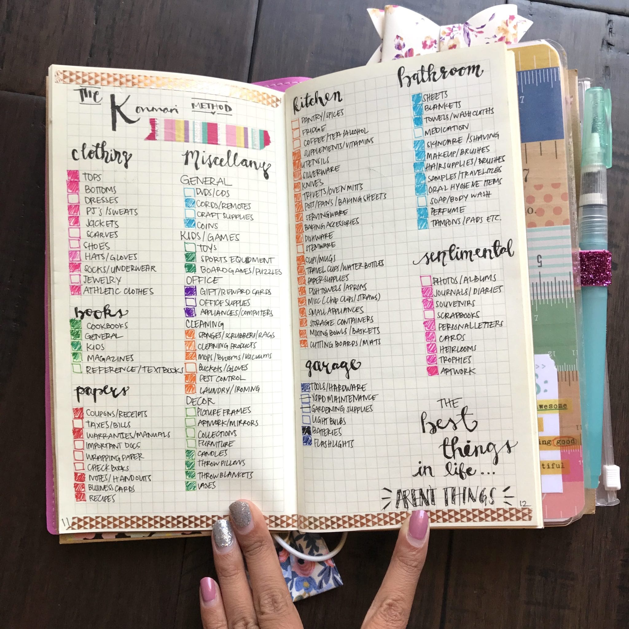 travel notes journal