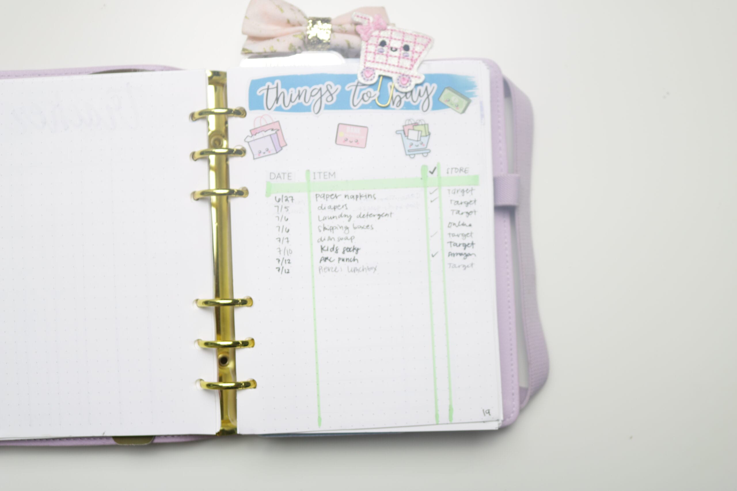 Aazon.co : 2024 TUL® Discbound Daily Planner Refill Pages, Half...