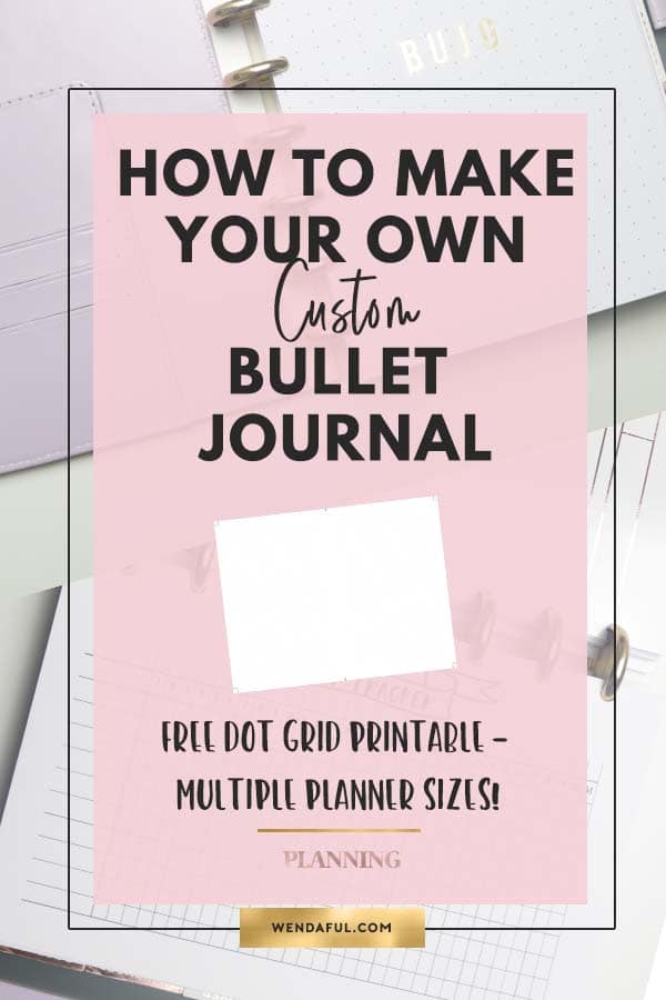 Dot Grid Lined Paper A6 Inserts Printable Writing Paper Blank