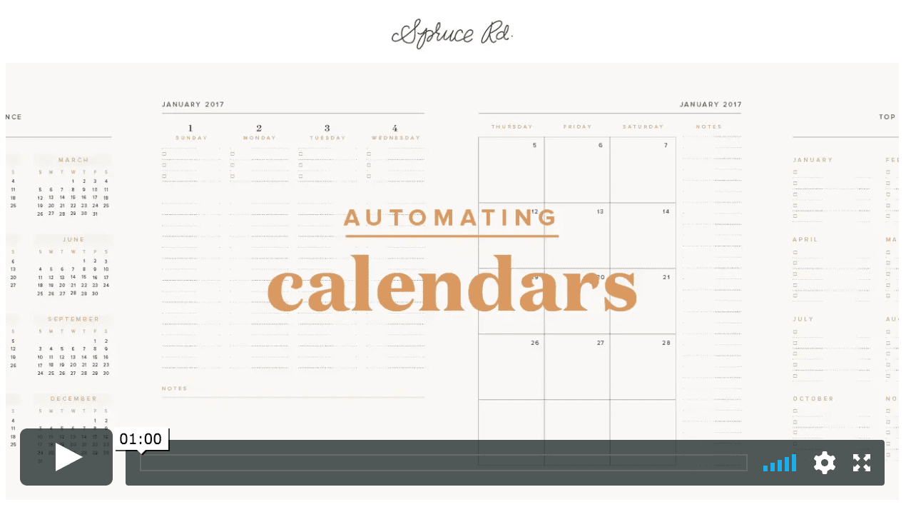 Beautiful Calendar Inserts for Any Agenda, Especially for the