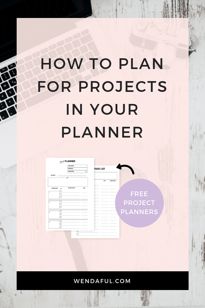 how to plan for projects