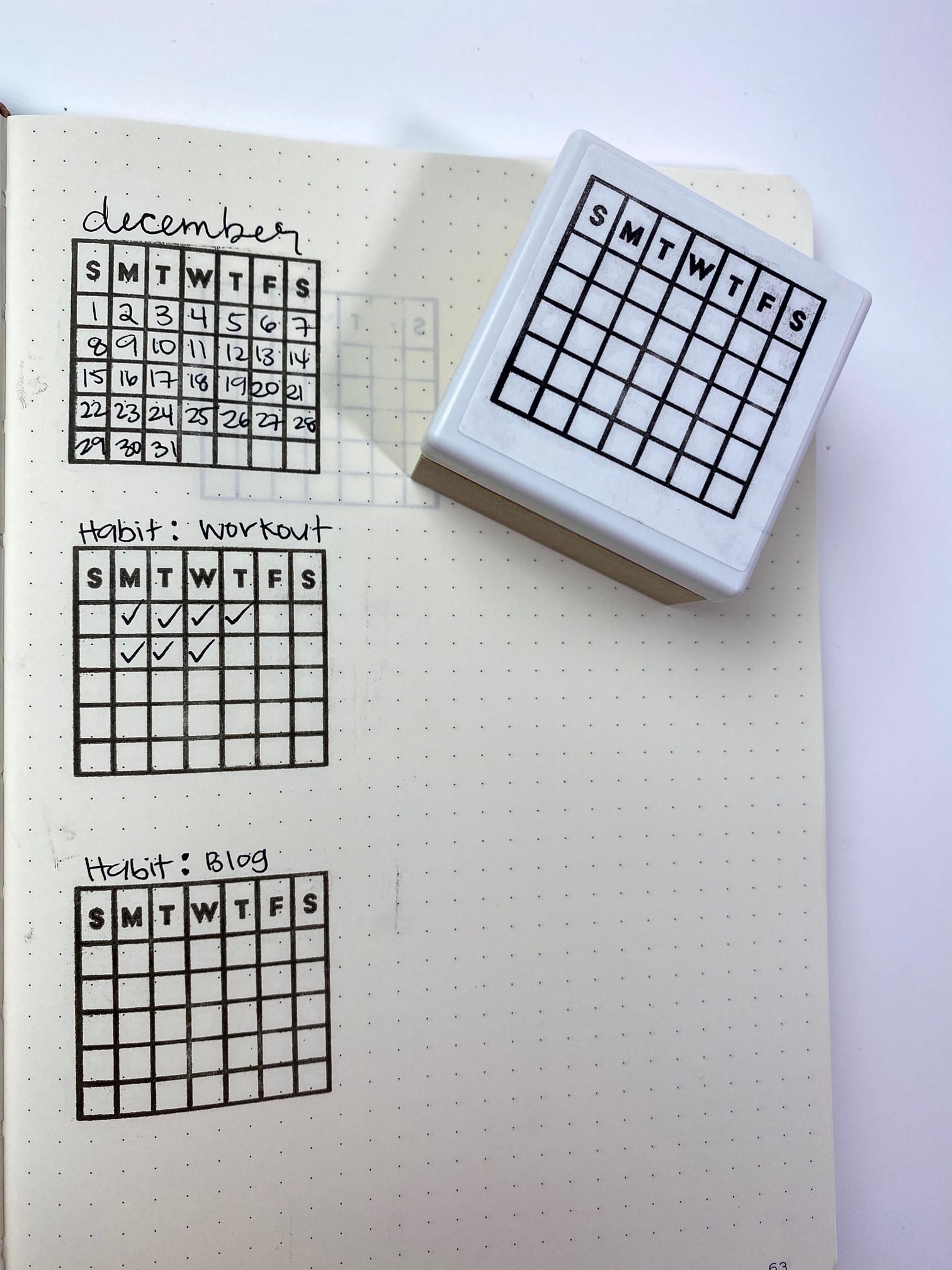 How To Use Bullet Journal Stamps