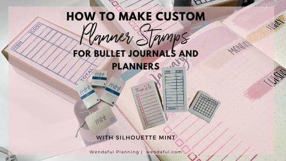 custom planner stamps