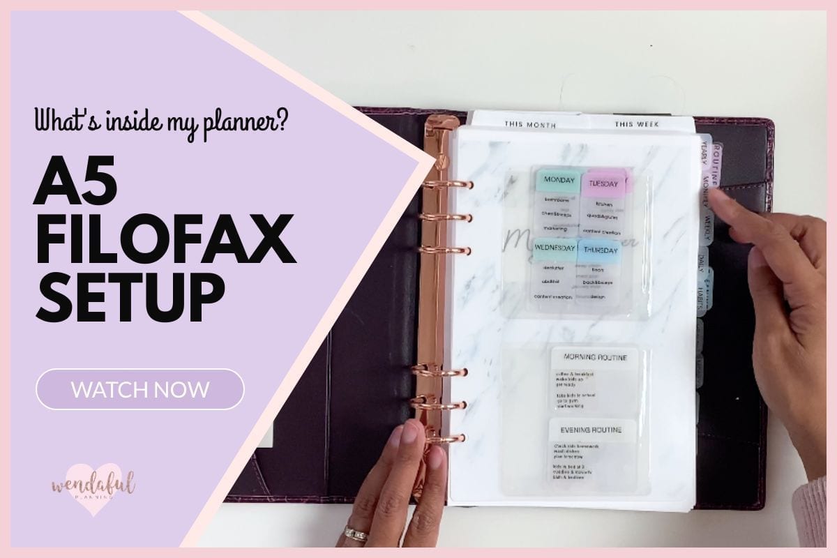 Planner Size Guide - Wendaful Planning