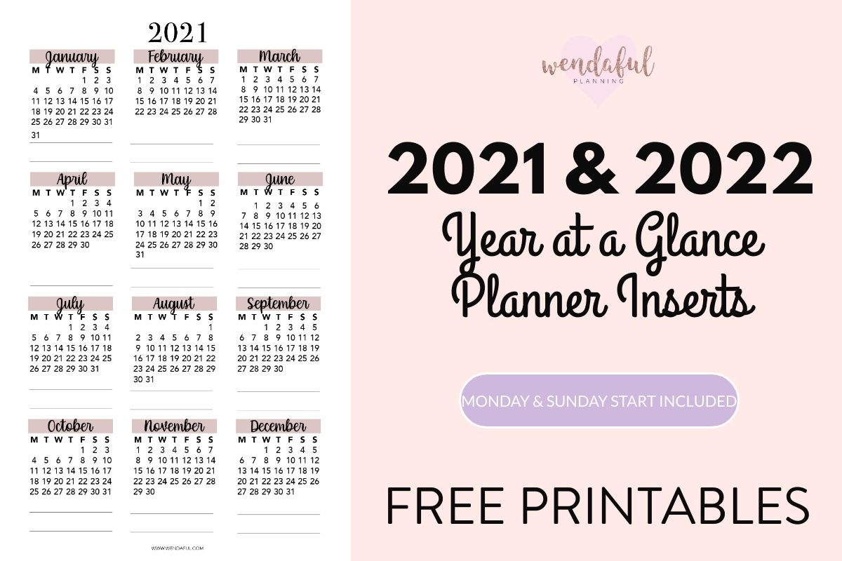 Planner Size Guide - Wendaful Planning