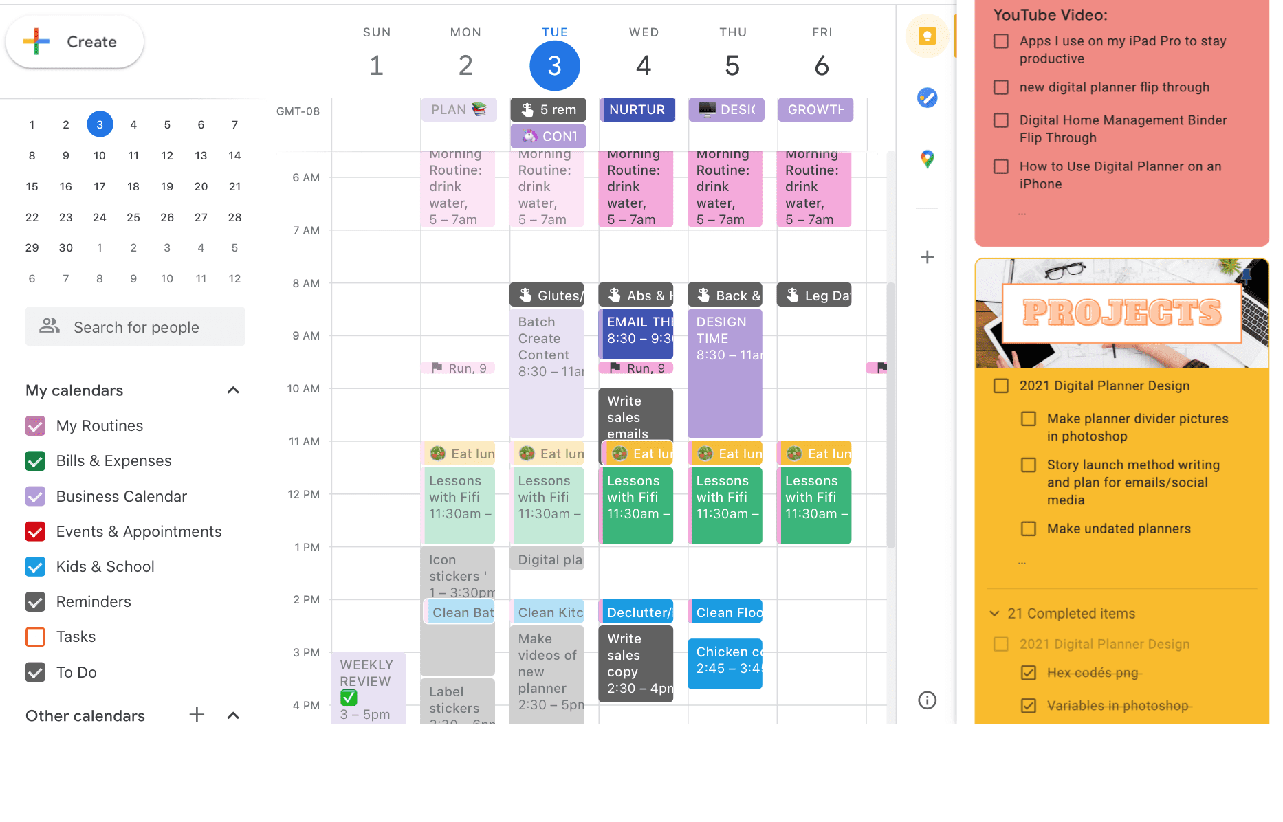 How to Make the Most Out of Your Google Calendar Wendaful Planning