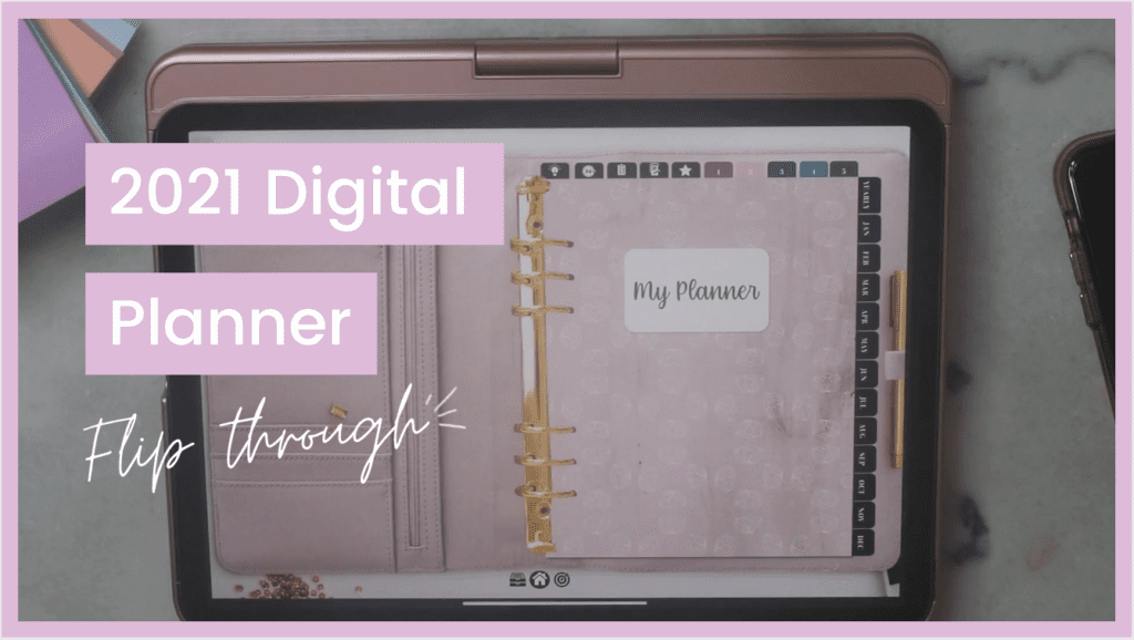 2021 digital planner flip through