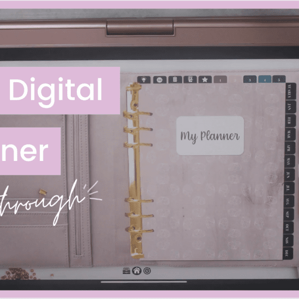 2021 digital planner flip through