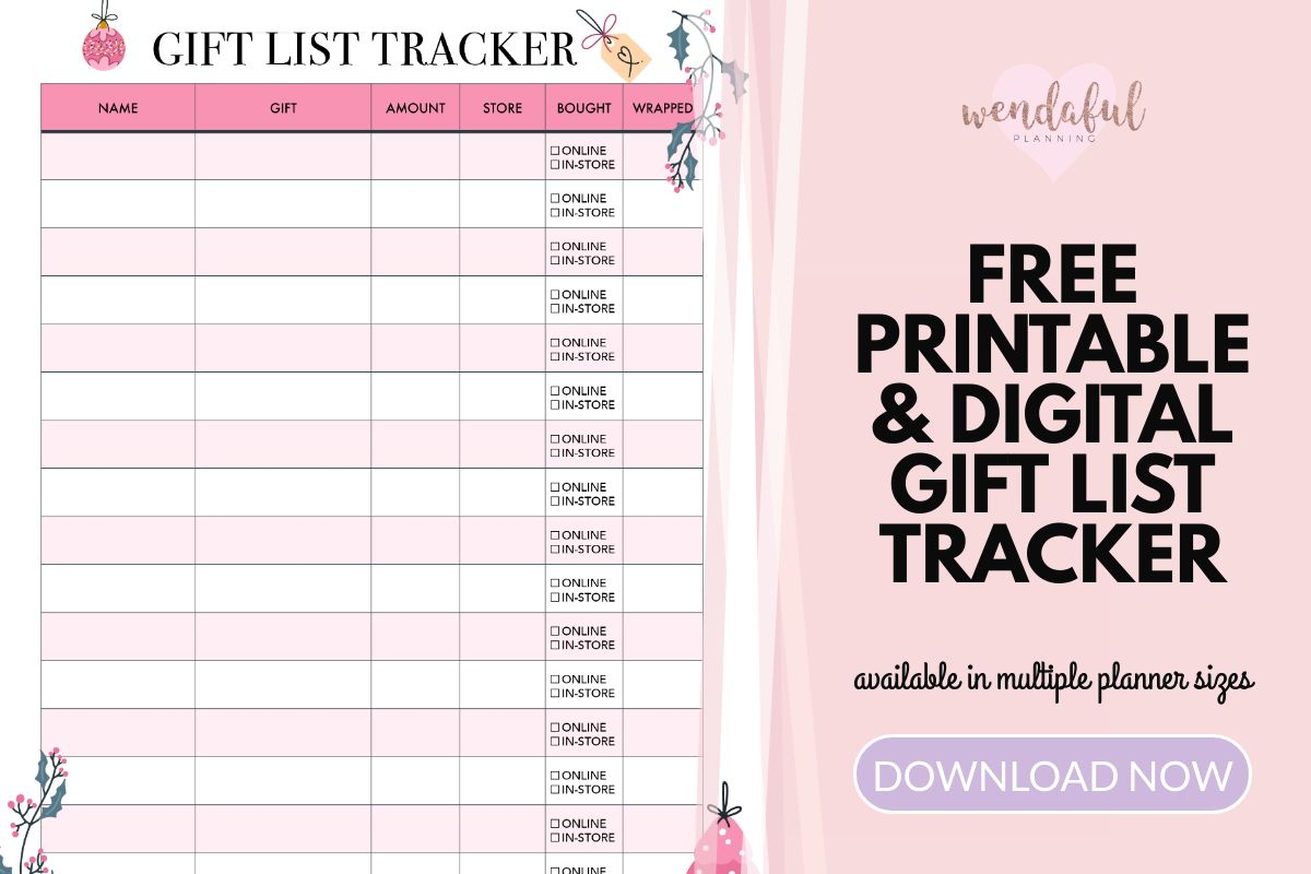 free-printable-digital-pink-christmas-gift-list-tracker-planner