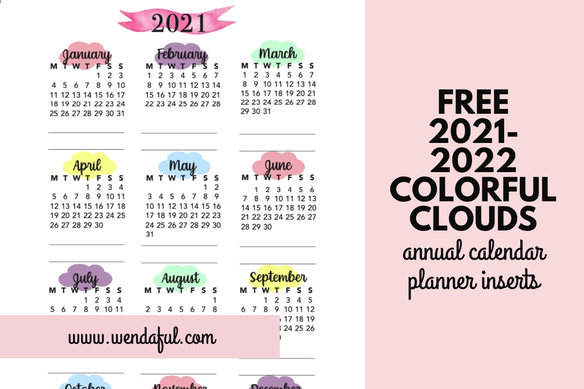 12+ Free Printable 2021 And 2022 Calendar Printable Images