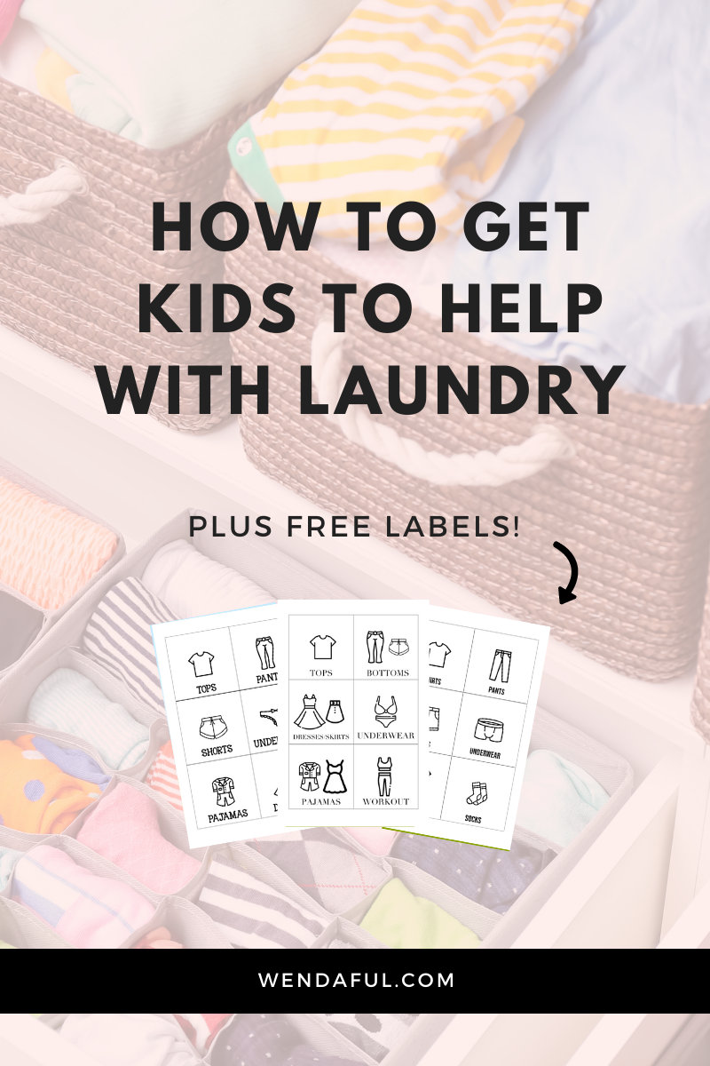 Printable Labels For Organizing Kids Clothes Plus Tips