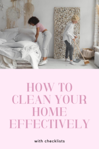 how to clean home