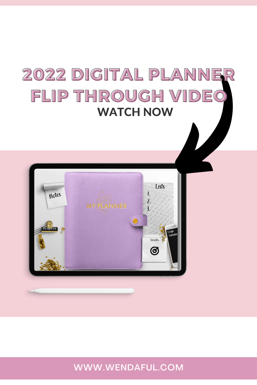 2022 PLANNER SET UP & FLIP THROUGH, Project Planner