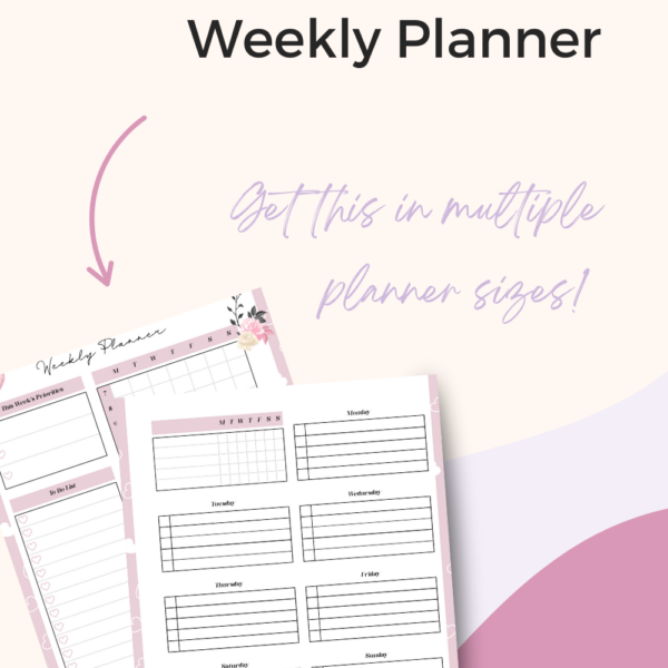 Wendaful Printable Inserts | Planner Refills