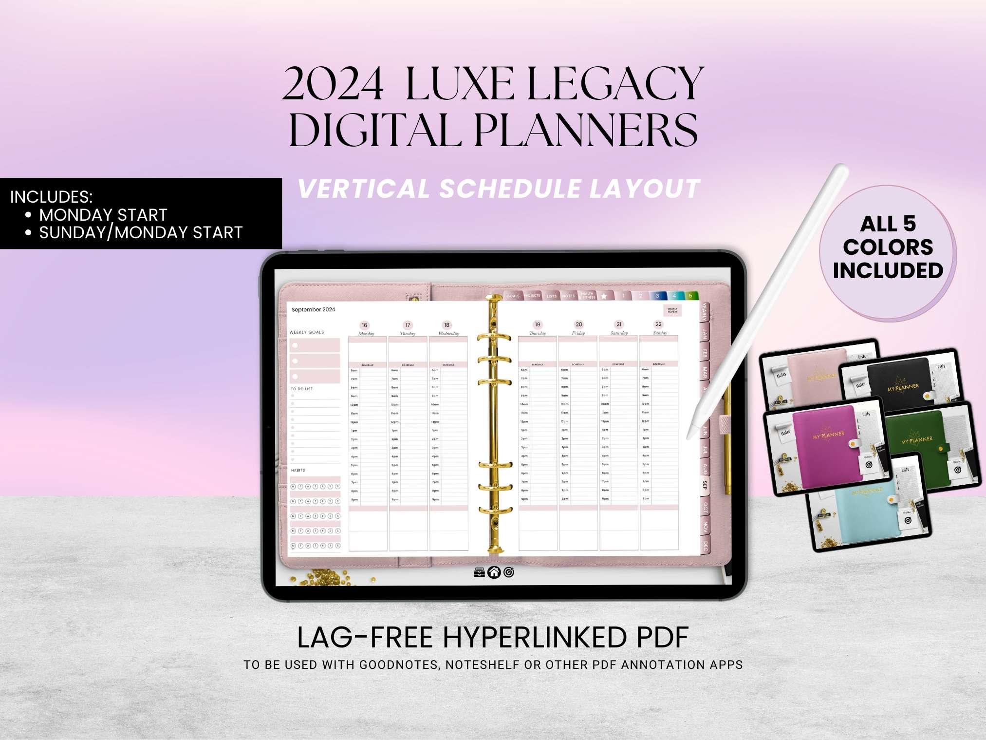 2024 Digital Planners Now Available