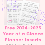 03b The 2024 Epic Monthly - Printable A5 Planner Insert