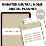 neutral free digital planner
